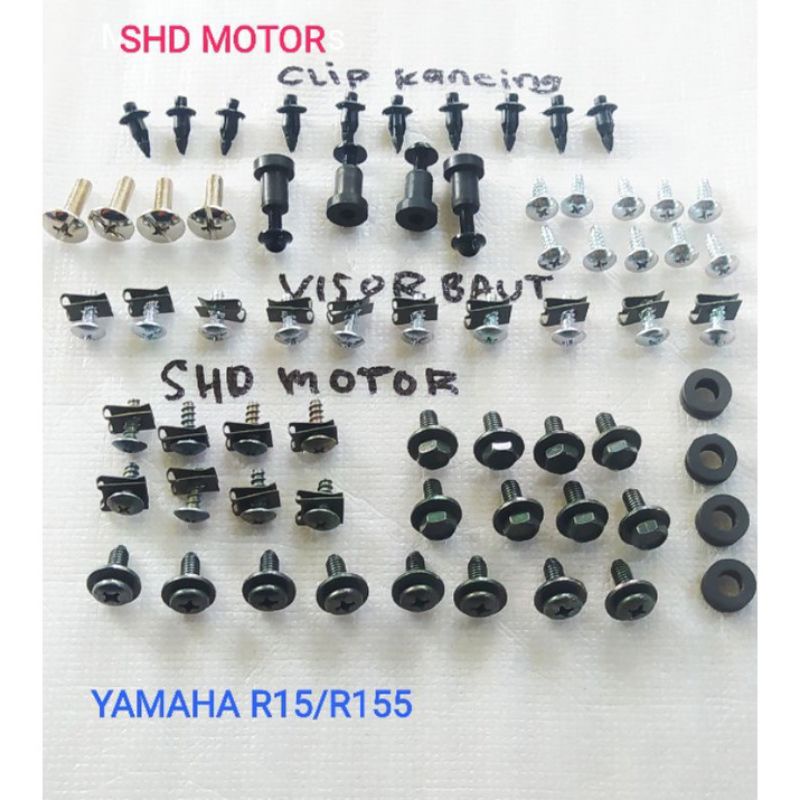 Jual baut motor full set body yamaha R15 | Shopee Indonesia