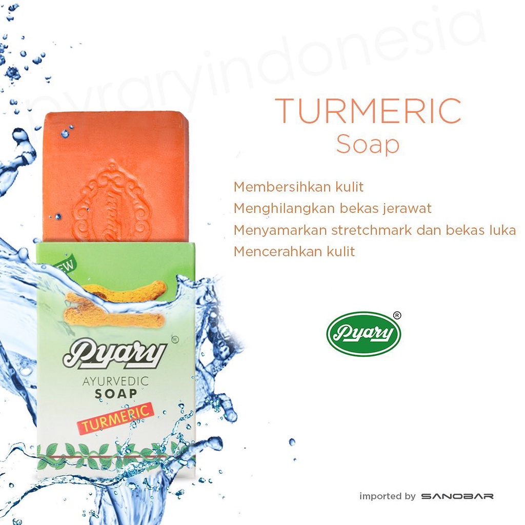 Jual Sabun Arab Pyary Turmeric Soap Nalpamara Herbal Soap Sabun Pyari ...