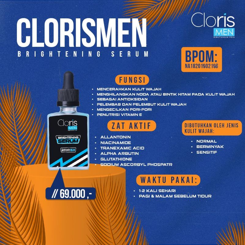 Jual CLORI MEN Clorismen Original Paket Perawatan Pria Lengkap Skincare ...