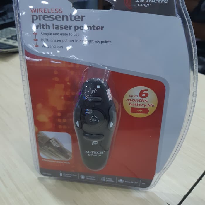 Jual Wireless Presenter M-Tech MT-016 Laser Pointer | Shopee Indonesia
