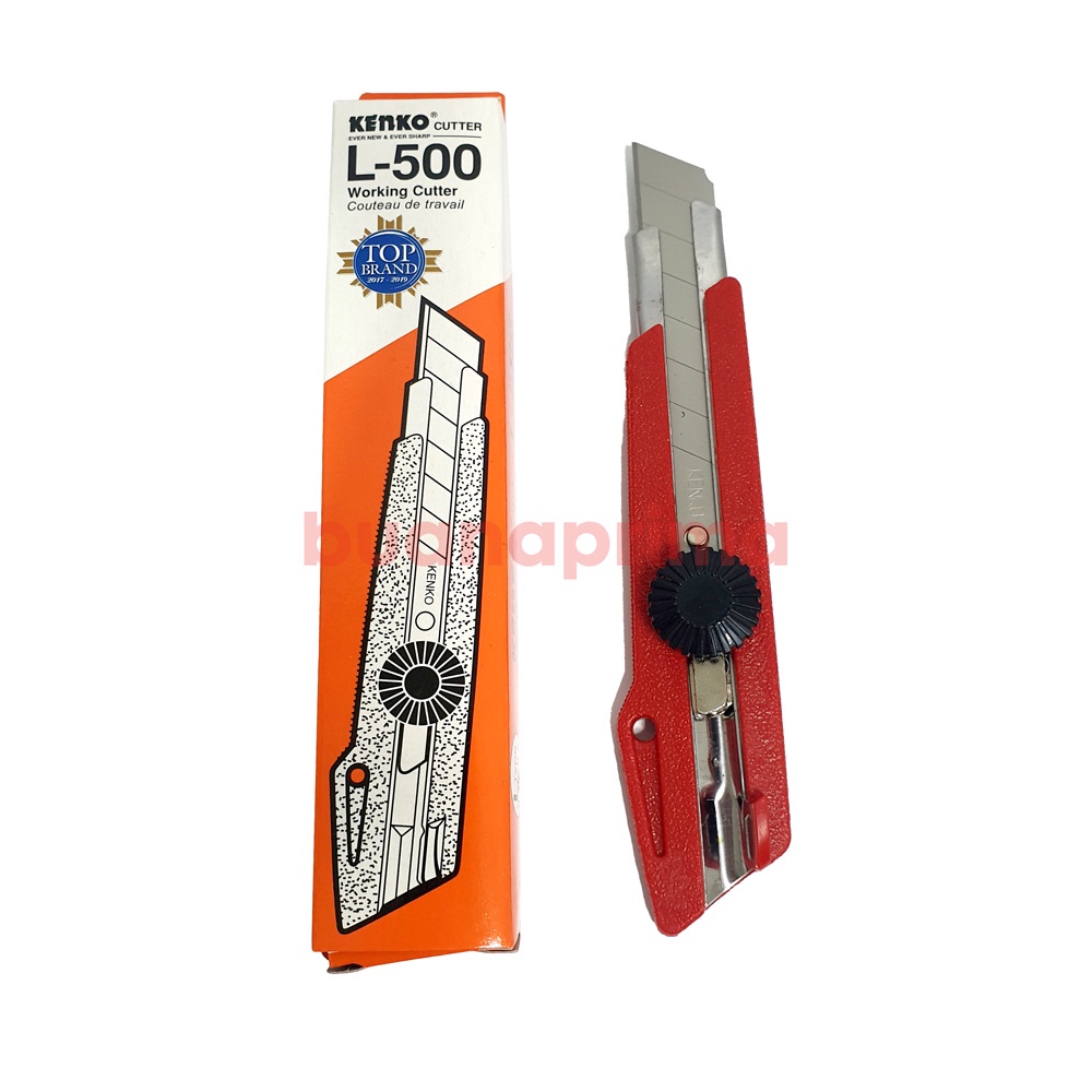 Jual Cutter Kenko Besar L-500 Pisau Merah Besar Pemotong Kertas Bisa ...