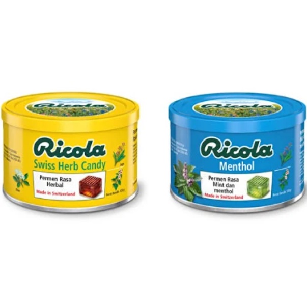 Jual Ricola Swiss Herb Permen Pelega Tenggorokan Rasa Mint 100G ...