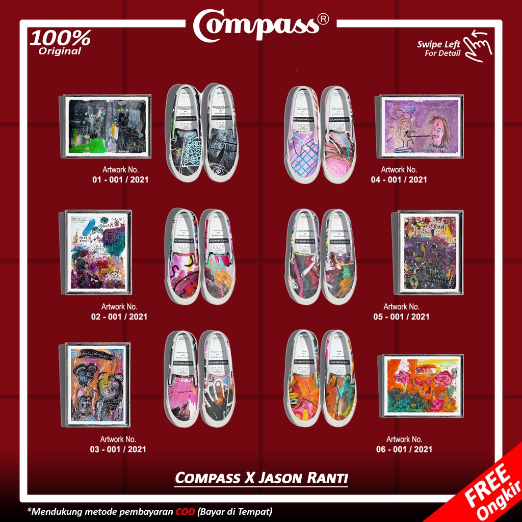 Jual [ORIGINAL] Sepatu Compass X Jason Ranti (LIMITED EDITION) Shopee