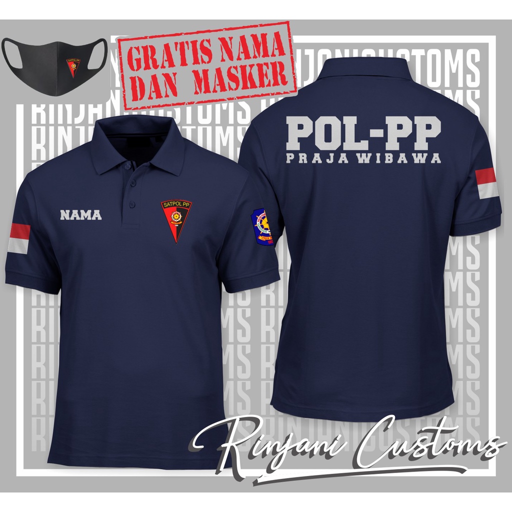 Jual Kaos Polo Satpol Pp Baju Kerah Polisi Pamong Praja Baju Kerah