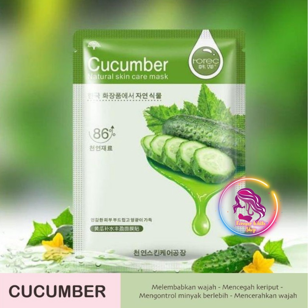 Jual COD Masker Wajah HCHANA Cucumber Mentimun ORIGINAL (FW SHOP