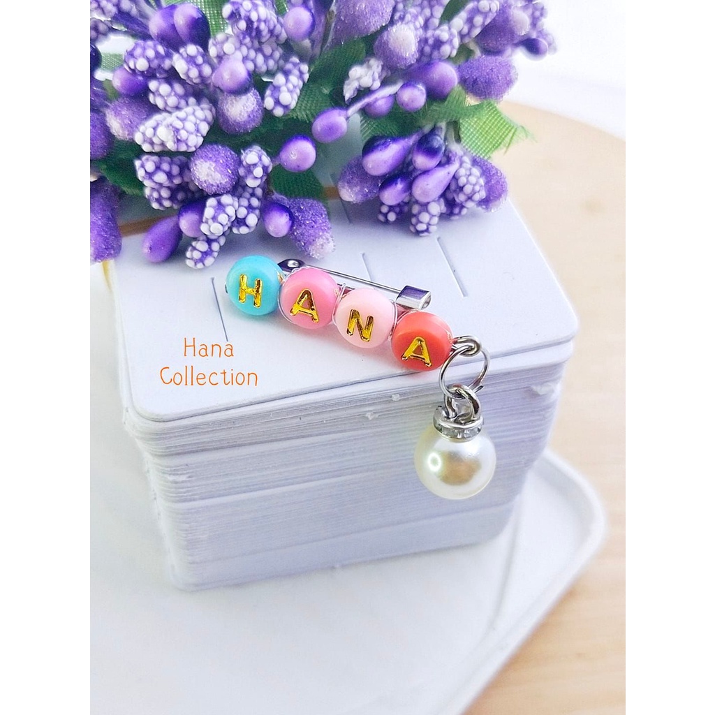 Jual 1pcs Pin Bros Name Tag Nama Custom | Shopee Indonesia