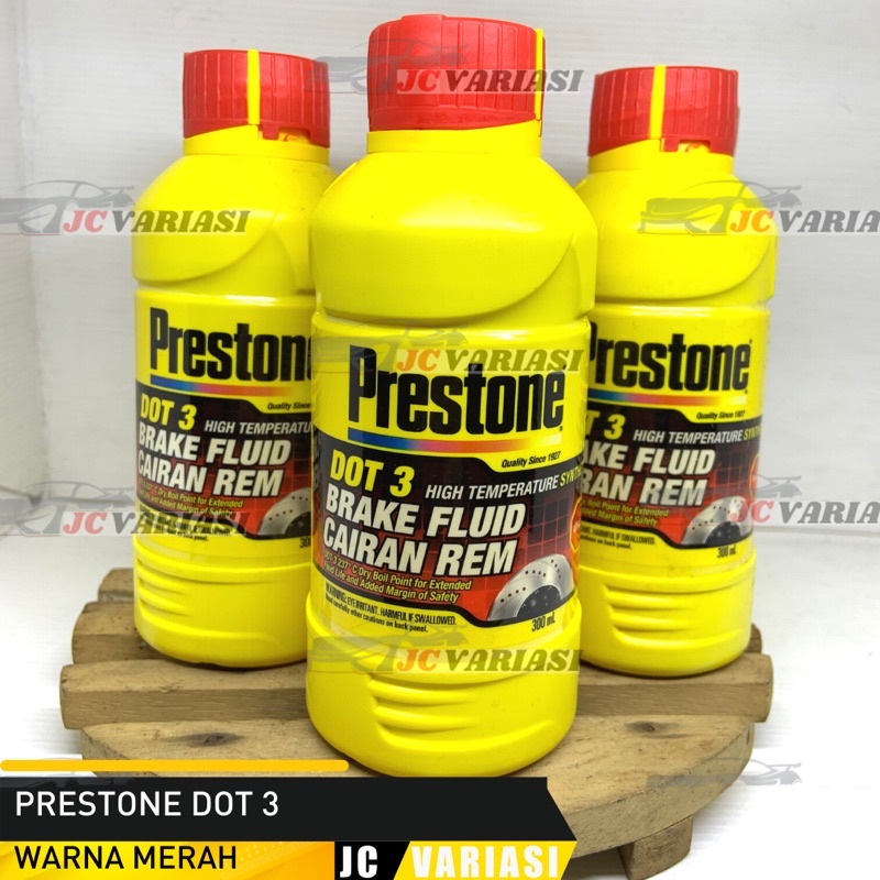 Jual Prestone Dot 3 Brake Fluid Cairan Rem Minyak Rem Warna Merah Original Semua Mobil 1461