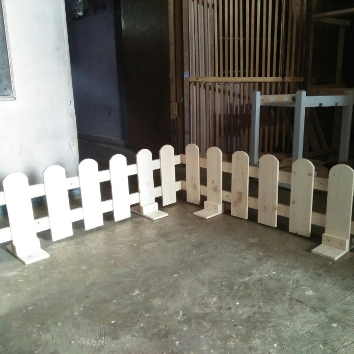 Jual pagar kayu jati belanda murah unik Shopee Indonesia