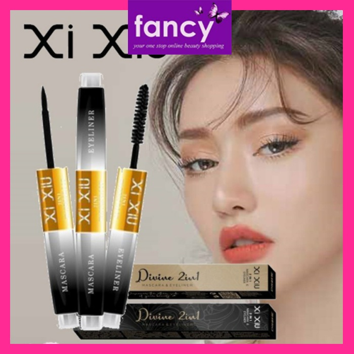Jual XI XIU Divine 2in1 MASCARA & EYELINER Shopee Indonesia