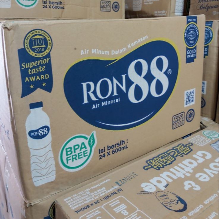 Jual RON88 Botol 600ml 1 Dus isi 24 Botol | Shopee Indonesia