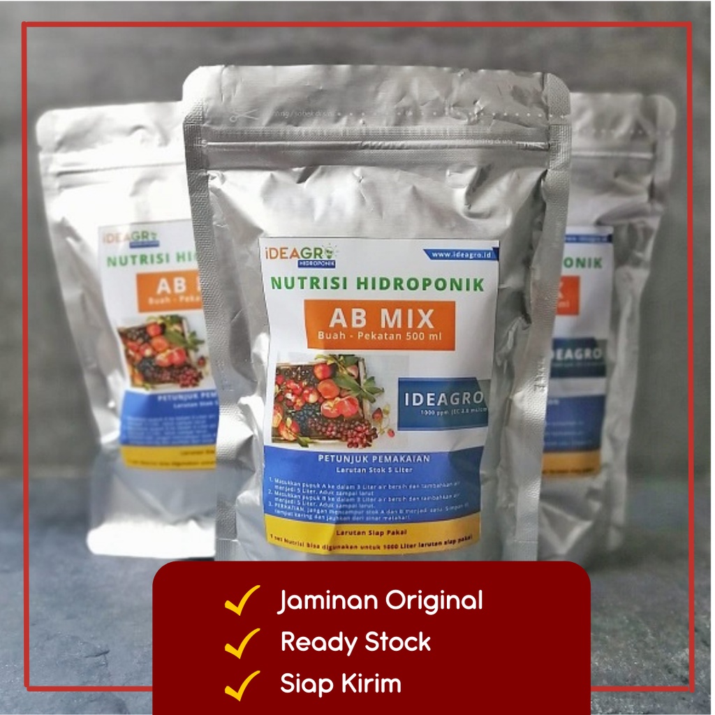 Jual Nutrisi Hidroponik AB Mix Sayuran Buah | Shopee Indonesia