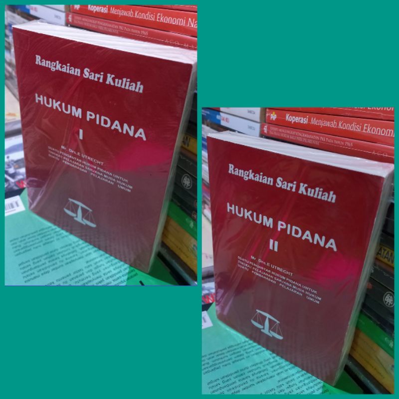 Jual Rangkaian Seri Kuliah Hukum Pidana I Dan II..1 Set / 2 Buku ...