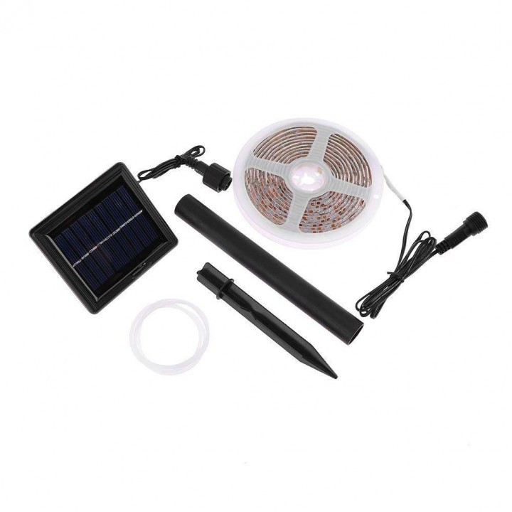 Jual Led strip Solar Power Flexible LED Ribbon Tape Light Outdoor Decor ...
