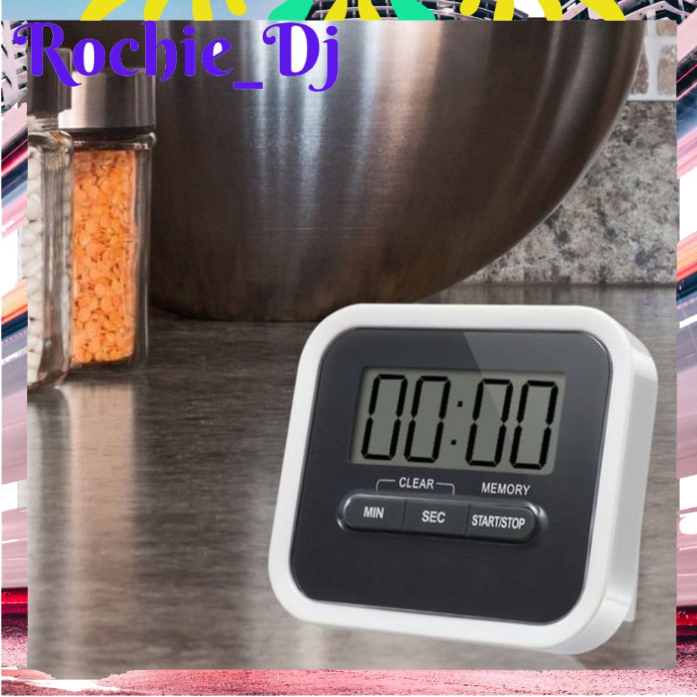 Jual Aihogard Timer Mini Digital Dapur Countdown Timer - II5 - Black ...