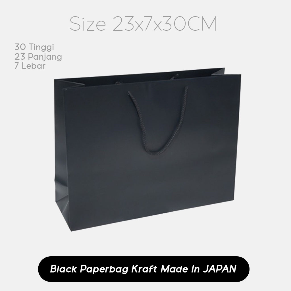 Jual Paper Bag Hitam Polos X X Cm Paper Bag Kado Mini Souvenir