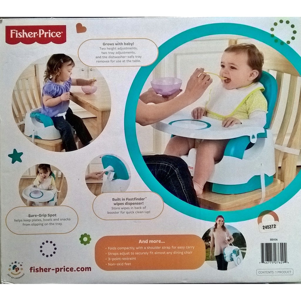 Jual FISHER PRICE Quick Clean N Go Booster Kursi Makan Booster