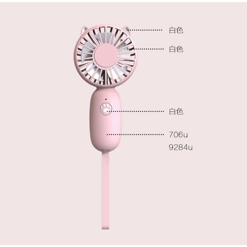 Jual MINISO PORTABLE Mini fan ms / kipas angin portable mini miniso