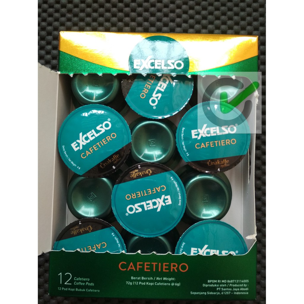 Jual Excelso Unakaffe Capsule - Cafetiero ( Kapsul Kopi / Coffee Pods ...