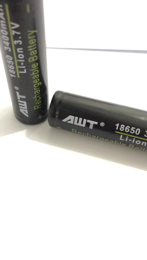 Jual Baterai AWT Hitam 100pcs IMR 18650 - Baterai AWT BLACK 3400 MAH ...