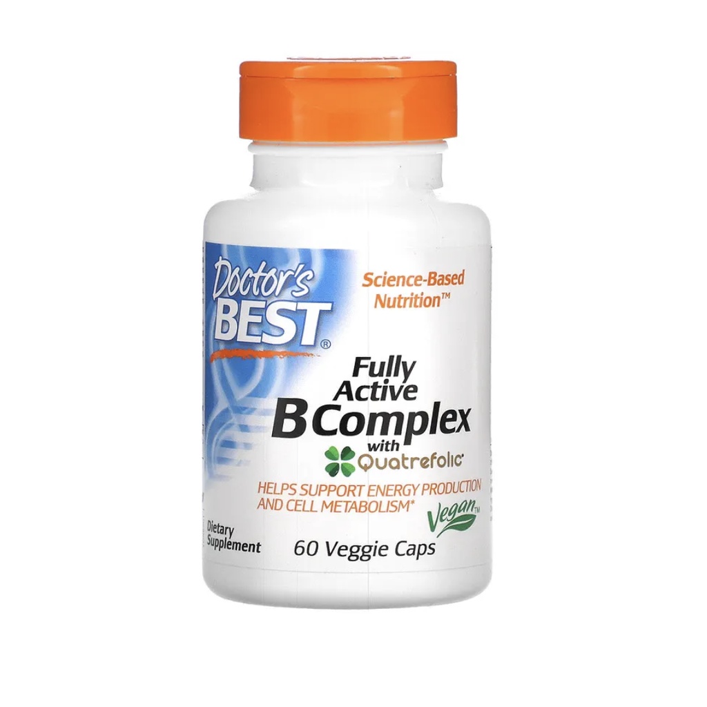 Jual Doctor's Doctor Best Fully Active B Complex Quatrefolic 60 Veg ...