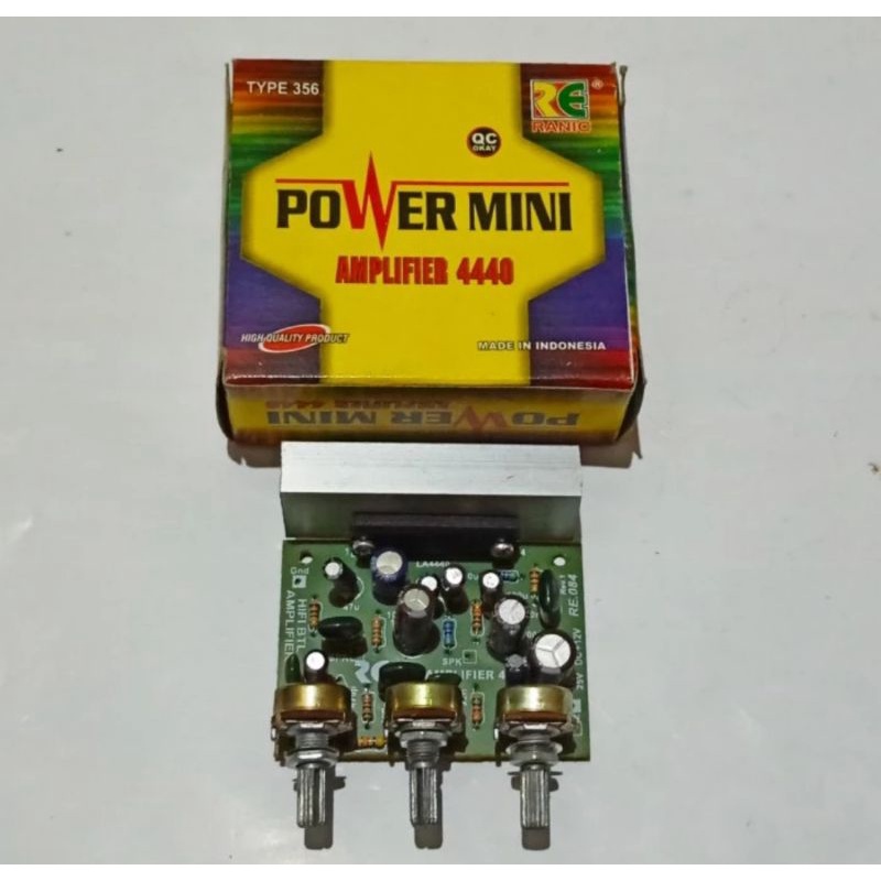 Jual KIT Power Amplifier Mini BTL IC LA4440 Shopee Indonesia
