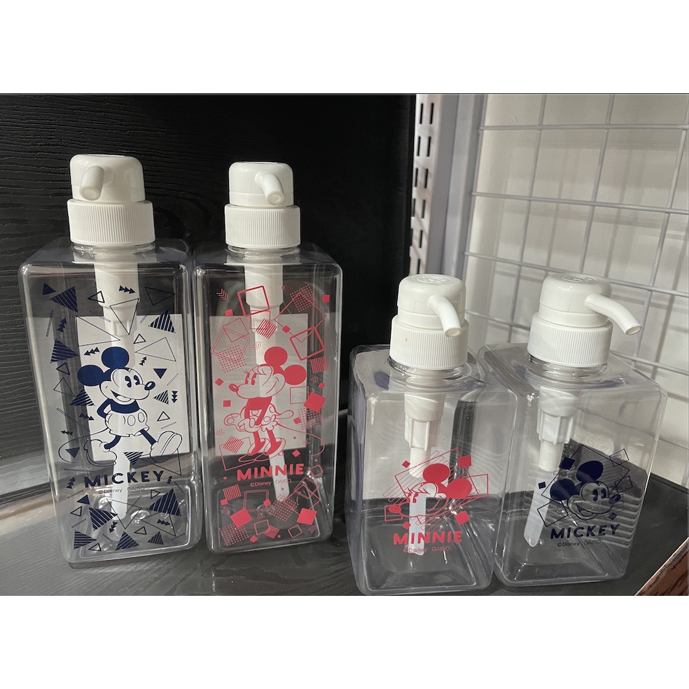 Jual DAISO Soap Dispenser Bottle Botol Pump Sabun Shampoo Disney Mickey