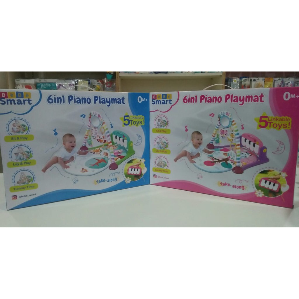 Jual Bebe Smart 6 in 1 Piano Playmat | Shopee Indonesia