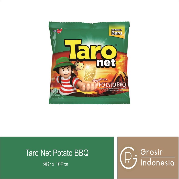 Jual Taro Potato BBQ 1 Renceng (Isi 10 Pcs) | Shopee Indonesia
