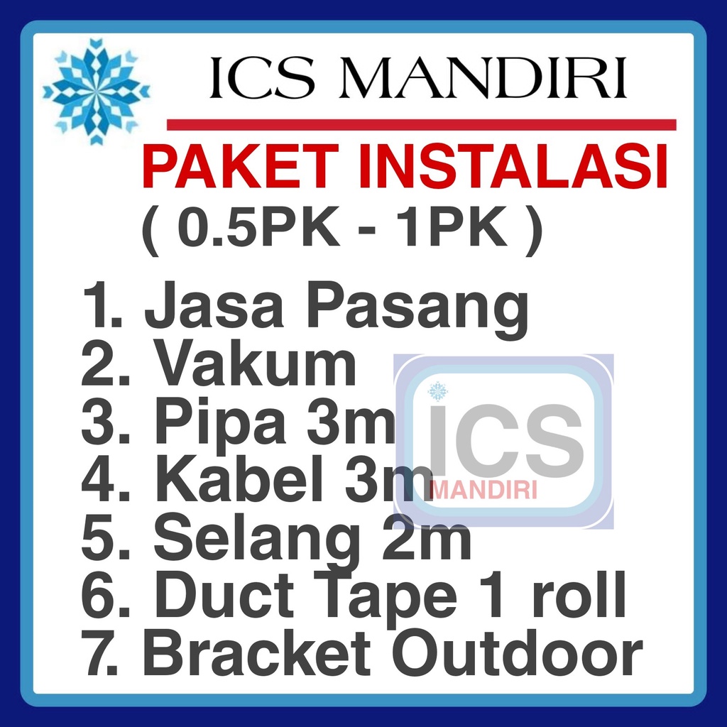 Jual Paket Instalasi Ac 1/2 PK - 1 PK | Shopee Indonesia