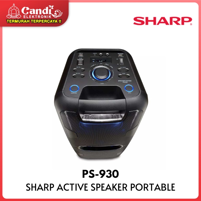 Jual SHARP Bluetooth Active Speaker Portabel PS-930 | Shopee Indonesia
