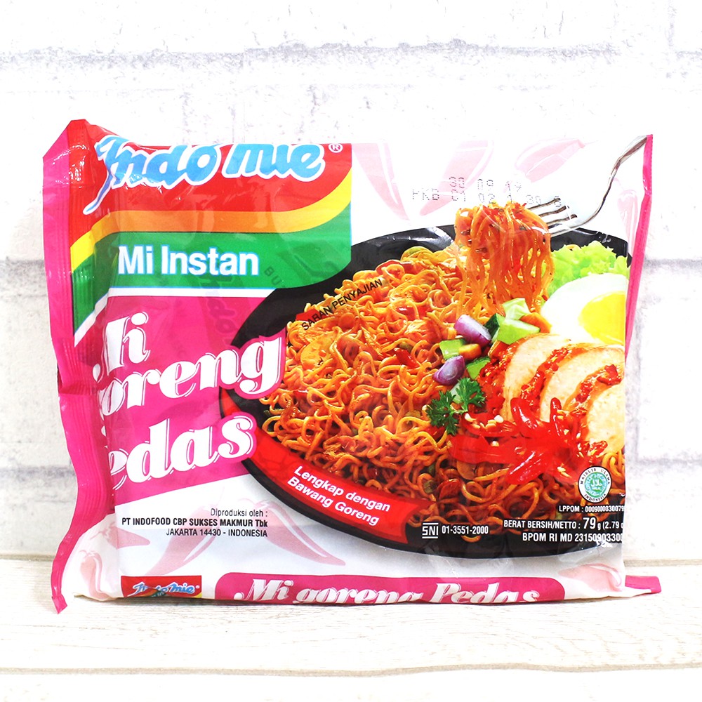 Jual Indomie Goreng Pedas 79gr 5pcs | Shopee Indonesia