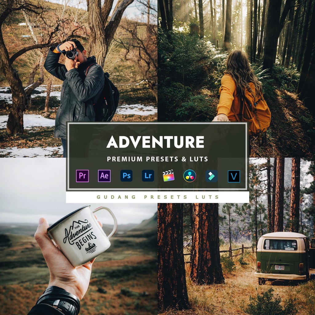 Jual [BISA VN] Adventure Premium Preset Lightroom LUTs Android IOS