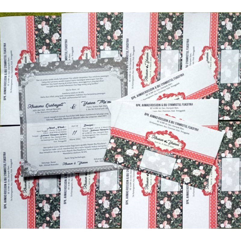 Jual UNDANGAN ORANG TUA UNDANGAN PERNIKAHAN MURAH | Shopee Indonesia