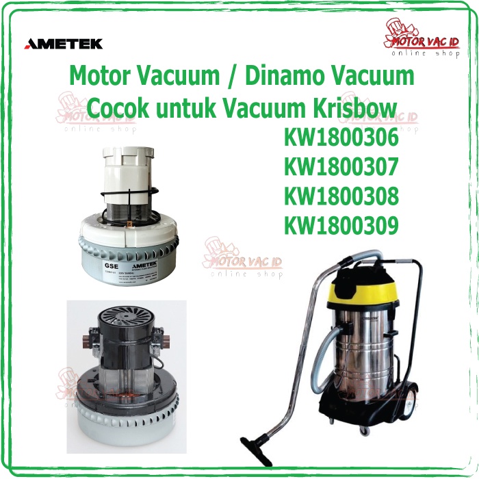 Jual Vacuum Motor Krisbow Wet And Dry Kw1800306 Kw1800307 Kw1800308 Kw1800309 Shopee Indonesia