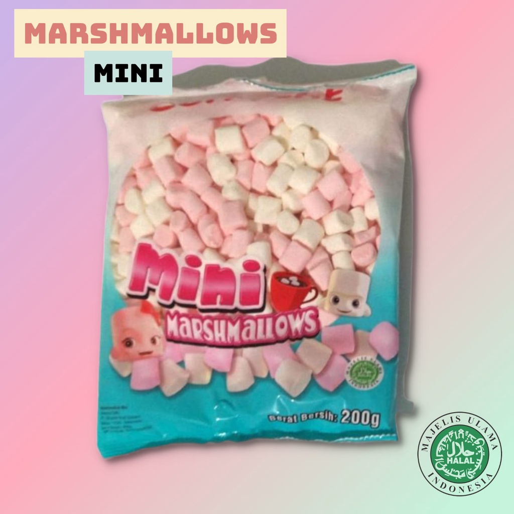 Jual marshmallows mini halal/marsmellow halal Shopee Indonesia