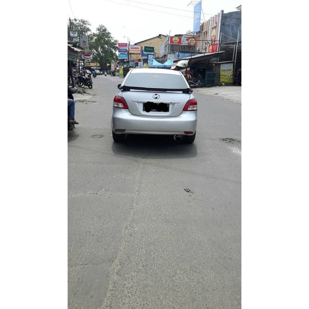 Jual COD spoiler vios trd BAHAN FIBER / PLASTIK | Shopee Indonesia