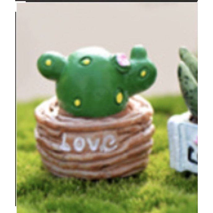 36 Stück Miniatur-Kaktus Figuren Aus Kunstharz – Für Feengarten, Deko & DIY-Projekte