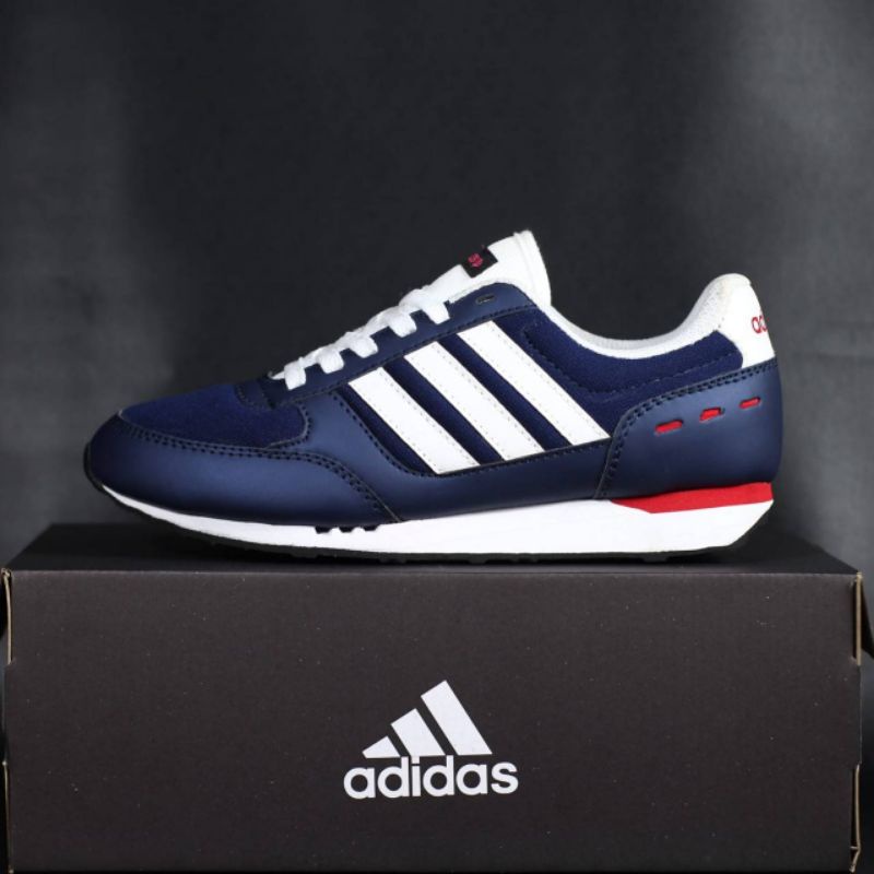 Sepatu Adidas Neo City Racer Sepatu Sneakers Pria Running Gym Sekolah