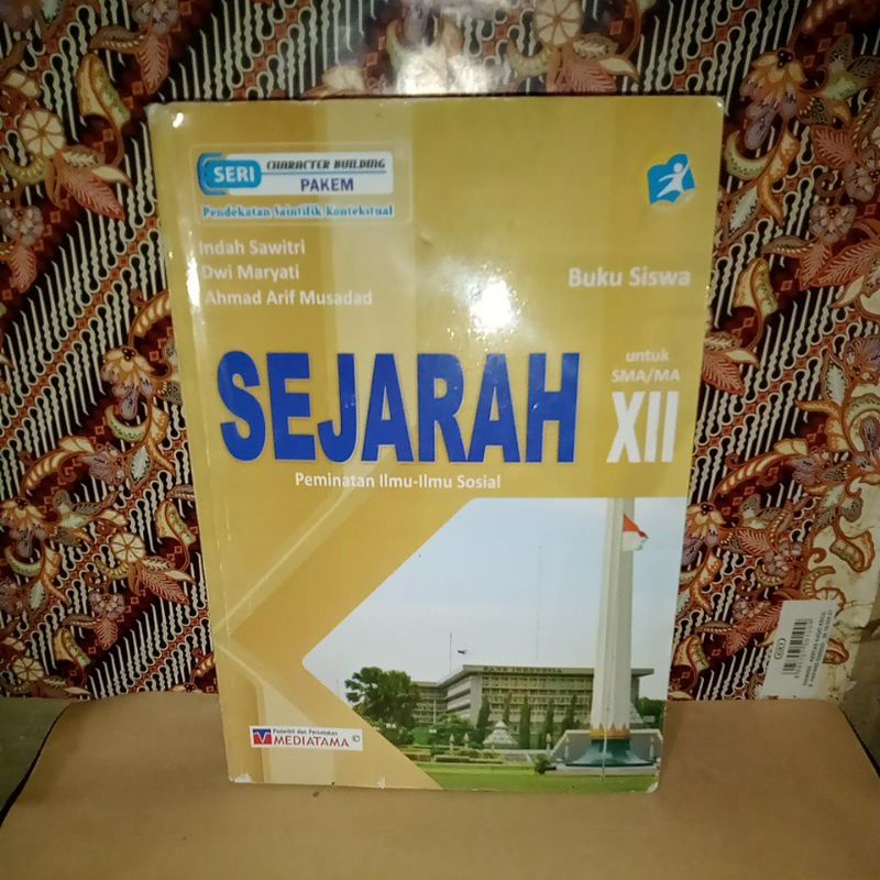 Jual BUKU SISWA SEJARAH SMA/MA KELAS 3 XII MEDIATAMA | Shopee Indonesia