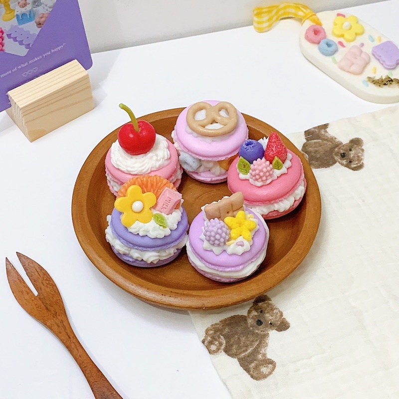 Jual Macaroon Candle // Wax Melt Candle // Custom Candle // No wick