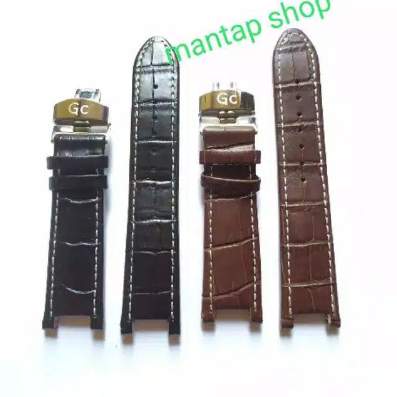 Jual Jual tali kulit jam tangan pria untuk Guess colection/ GC tali ...