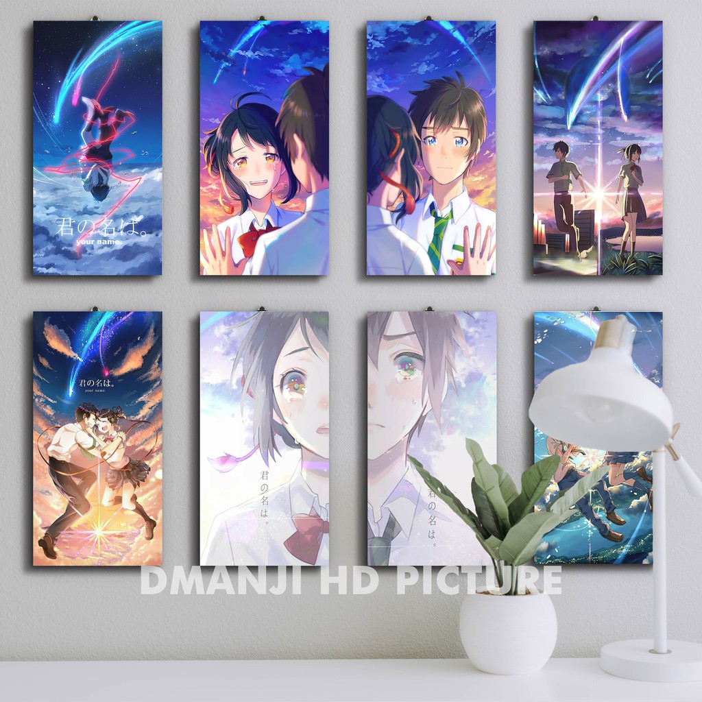Jual HIASAN DINDING ANIME KIMI NO NAWA / POSTER KAYU ANIME KIMI NO NAWA ...