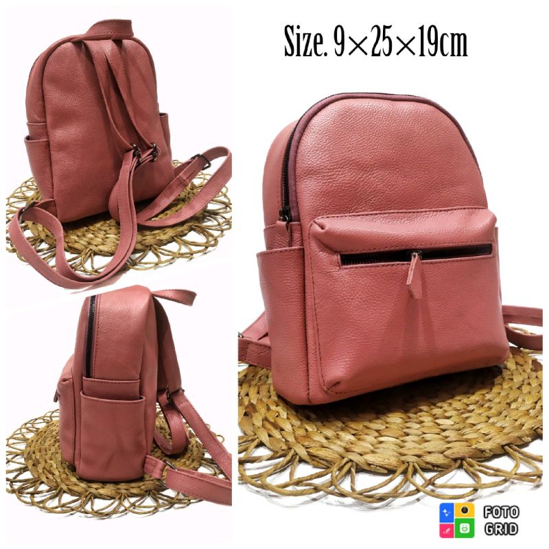 Jual tas ransel kulit tas ransel original tas ransel papairut tas