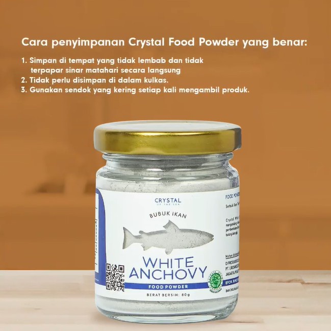 Jual Crystal of The Sea - White Anchovy / Salmon / Oyster /Ikan Gabus ...