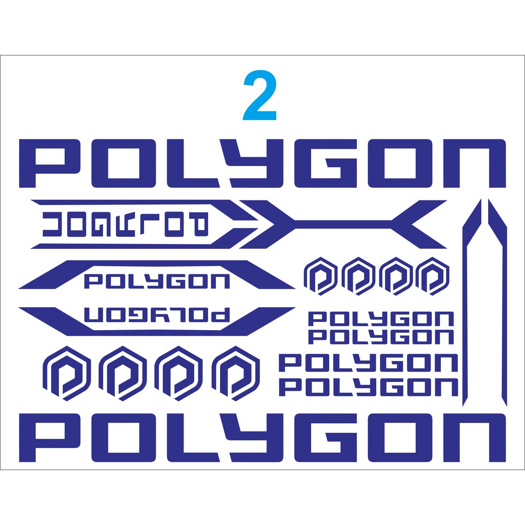 Jual cutting sticker/stiker polygon bike | Shopee Indonesia