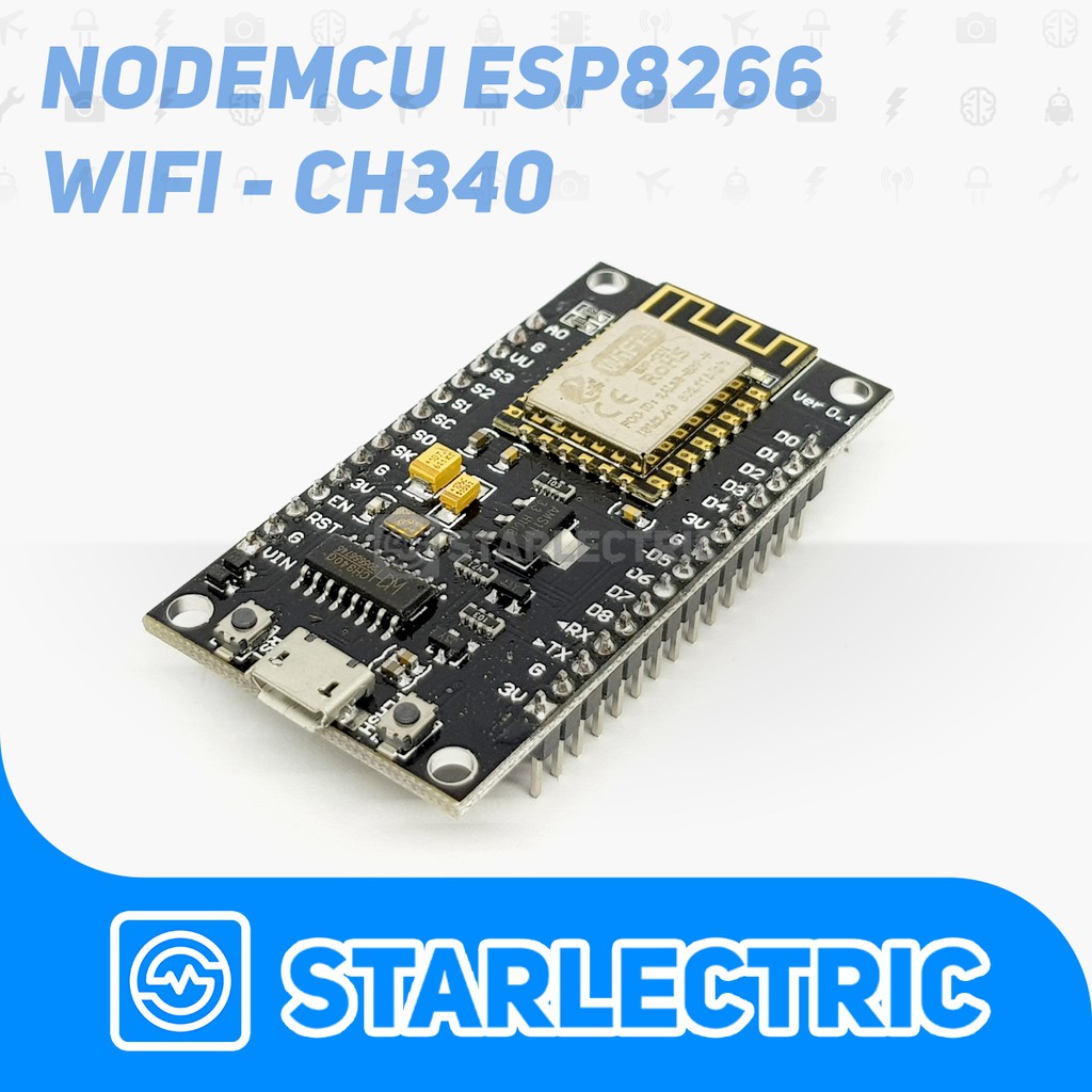 Jual NodeMCU ESP8266 IoT Wifi Development Board | Shopee Indonesia