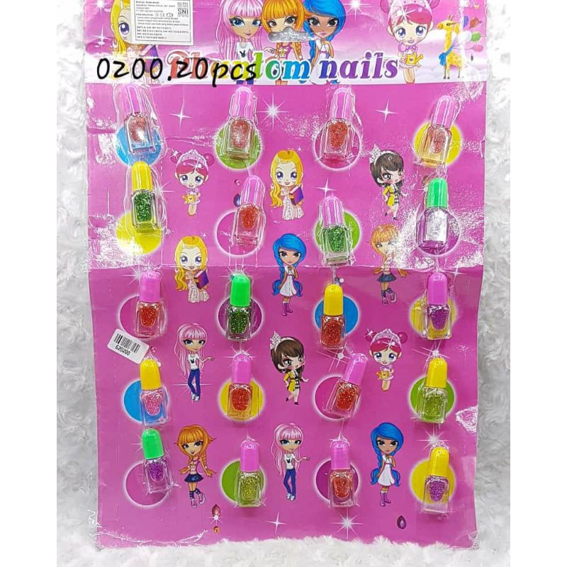 Jual [20pcs] KUTEX ANAK LEMBARAN GLITTER | Shopee Indonesia