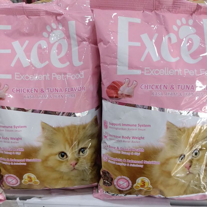 Jual Excel mother and kitten 500gr - Makanan kucing excel kitten 500gr ...