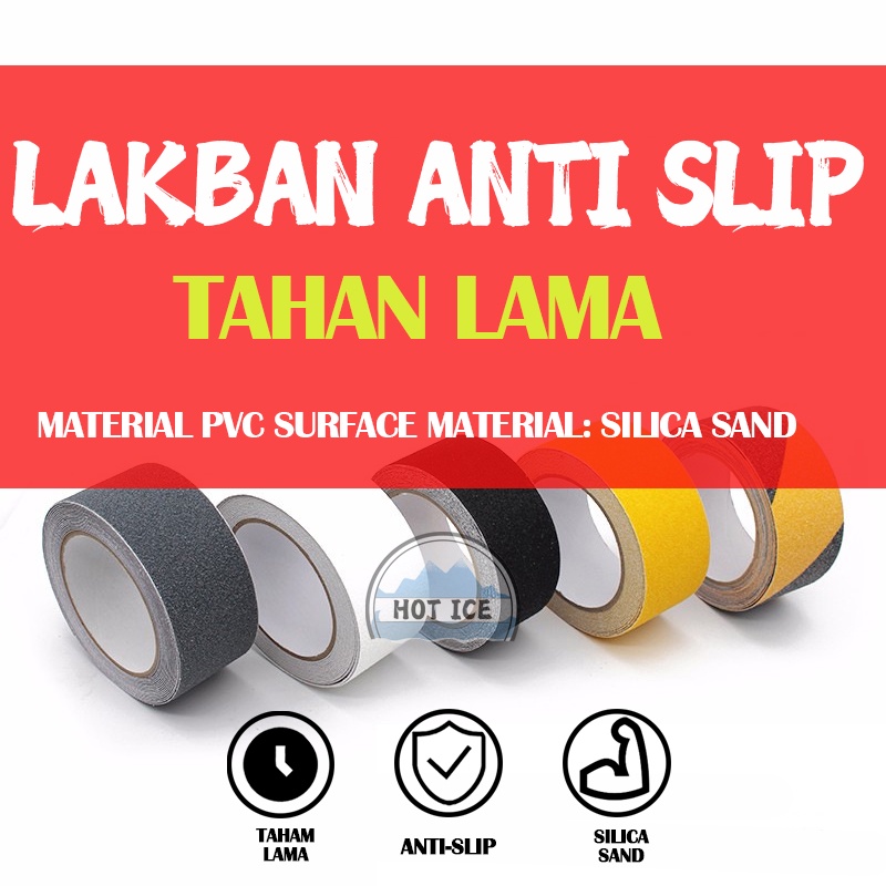 Jual Lakban Anti Slip Lakban Lantai Anti Licin Lakban Safety Grip Cm X Meter Shopee Indonesia