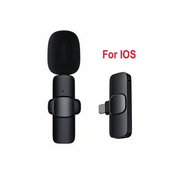 Mic Wireless HP Vlog Youtuber Portable Mic For Iphone And Android Smartphone Condenser